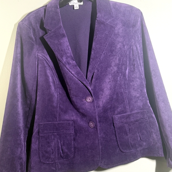 Chico's Vibrant Purple Blazer - Picture 6 of 7